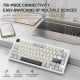 Attack Shark X86 CNC Tri-Mode RGB Mechanical Keyboard – Matcha Switch – Arabic – Starry White Attack Shark X86 CNC Tri-Mode RGB Mechanical Keyboard – Matcha Switch – Arabic – Starry White