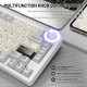 Attack Shark X86 CNC Tri-Mode RGB Mechanical Keyboard – Matcha Switch – Arabic – Starry White Attack Shark X86 CNC Tri-Mode RGB Mechanical Keyboard – Matcha Switch – Arabic – Starry White