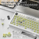 Attack Shark X86 CNC Tri-Mode RGB Mechanical Keyboard – Matcha Switch – Arabic – Starry White Attack Shark X86 CNC Tri-Mode RGB Mechanical Keyboard – Matcha Switch – Arabic – Starry White