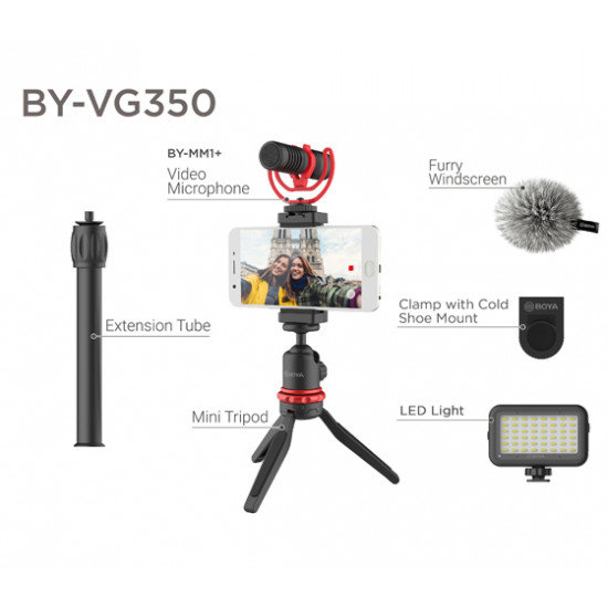 Boya BOYA VG350 Smartphone Video Rig - BY-VG350 Boya BOYA VG350 Smartphone Video Rig - BY-VG350