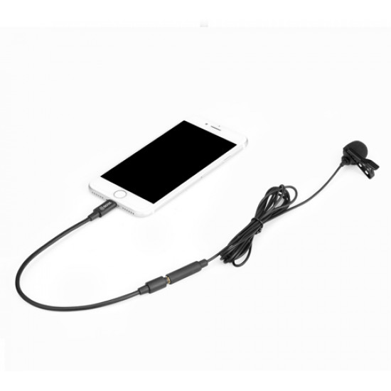 Boya Clip-on Lavalier Microphone for iOS devices - BY-M2 Boya Clip-on Lavalier Microphone for iOS devices - BY-M2
