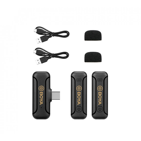 Boya Mini 2.4GHz Wireless Microphone For Type-C - BY-WM3T2-U2 Boya Mini 2.4GHz Wireless Microphone For Type-C - BY-WM3T2-U2