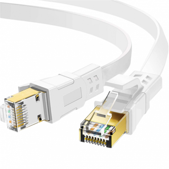 Devo Cat8 Ethernet Cable 1.5m - White