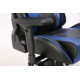 Devo Gaming Chair - Fliktik Carbon Fiber Blue Devo Gaming Chair - Fliktik Carbon Fiber Blue