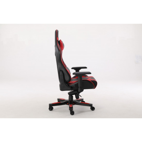 Devo Gaming Chair - Fliktik Carbon Fiber Red Devo Gaming Chair - Fliktik Carbon Fiber Red