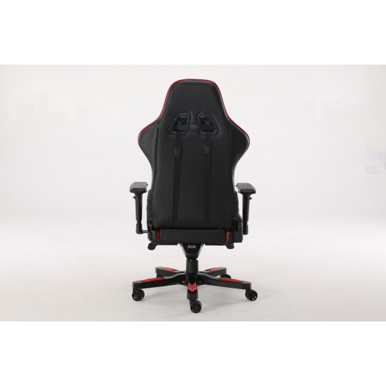 Devo Gaming Chair - Fliktik Carbon Fiber Red Devo Gaming Chair - Fliktik Carbon Fiber Red