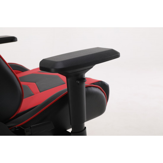 Devo Gaming Chair - Fliktik Carbon Fiber Red Devo Gaming Chair - Fliktik Carbon Fiber Red