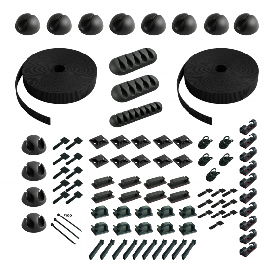 Devo Repair - Cable Management Kit - Black Devo Repair - Cable Management Kit - Black