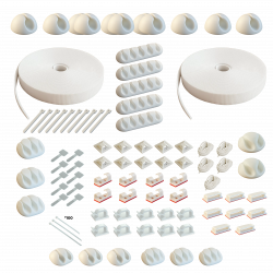 Devo Repair - Cable Management Kit - White