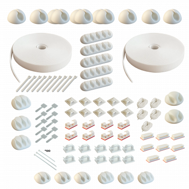 Devo Repair - Cable Management Kit - White