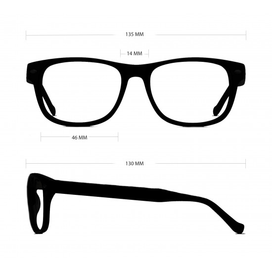 Devo Gaming Glasses - Green reflection - GR001