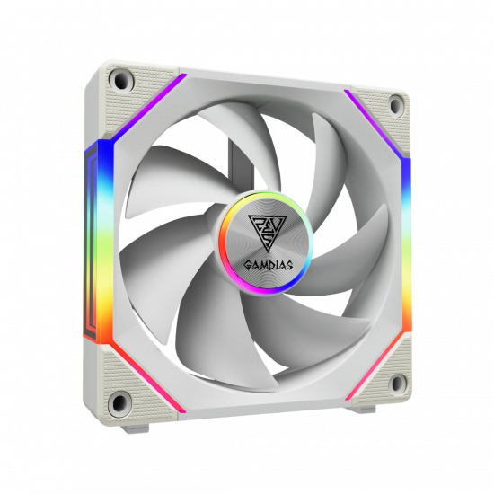 Gamdias Aeolus P2-1203 Fan - White Gamdias Aeolus P2-1203 Fan - White
