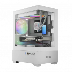 Gamdias Aura GC9M ARGB Case - White