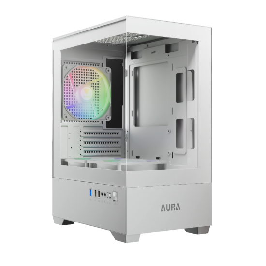 Gamdias Aura GC9M ARGB Case - White
