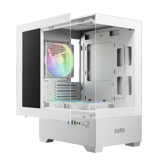 Gamdias Aura GC9M ARGB Case - White