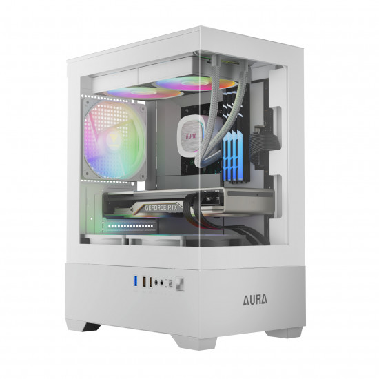Gamdias Aura GC9M ARGB Case - White