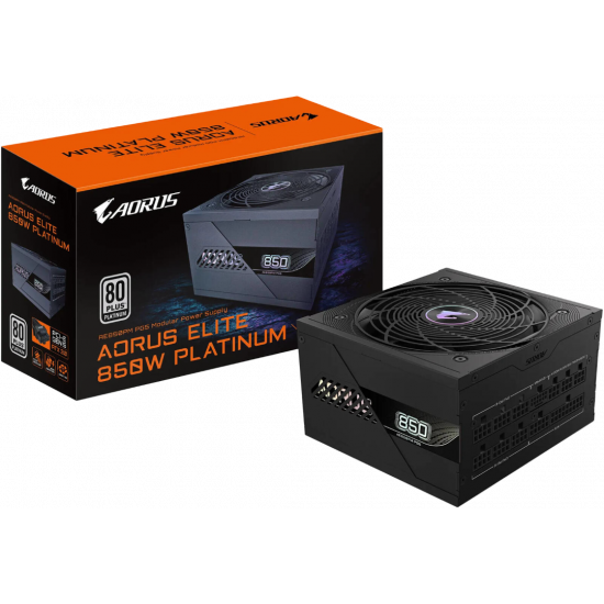 Gigabyte Aorus Elite 850W - 80 Plus Platinum - Fully Modular - PSU