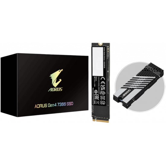 Gigabyte Aorus Gen4 7300 NVMe M.2 2280 SSD - 1TB Gigabyte Aorus Gen4 7300 NVMe M.2 2280 SSD - 1TB