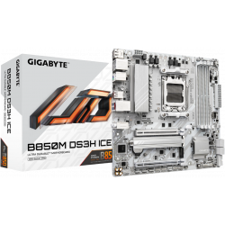 Gigabyte B850M DS3H Ice Motherboard - White