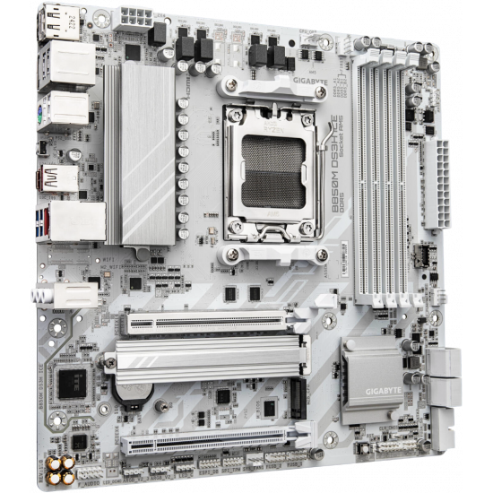 Gigabyte B850M DS3H Ice Motherboard - White