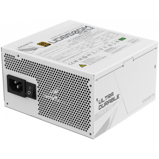 Gigabyte UD850GM PG5W 850W - 80 Plus Gold - Fully Modular - PSU - White Gigabyte UD850GM PG5W 850W - 80 Plus Gold - Fully Modular - PSU - White