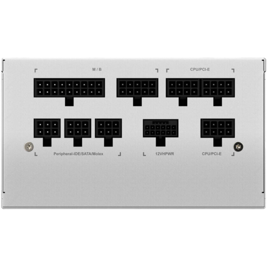 Gigabyte UD850GM PG5W 850W - 80 Plus Gold - Fully Modular - PSU - White Gigabyte UD850GM PG5W 850W - 80 Plus Gold - Fully Modular - PSU - White