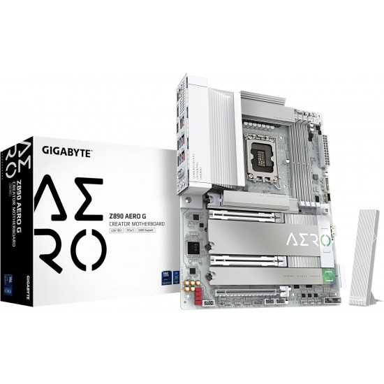 Gigabyte Z890 Aero G Motherboard - White Gigabyte Z890 Aero G Motherboard - White