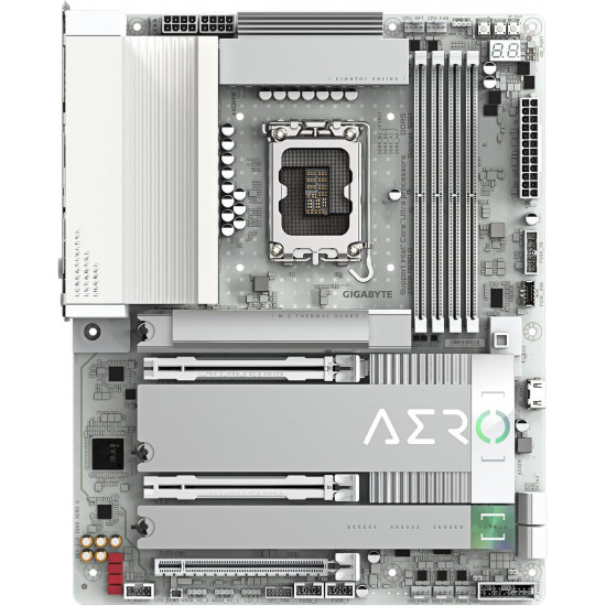 Gigabyte Z890 Aero G Motherboard - White Gigabyte Z890 Aero G Motherboard - White