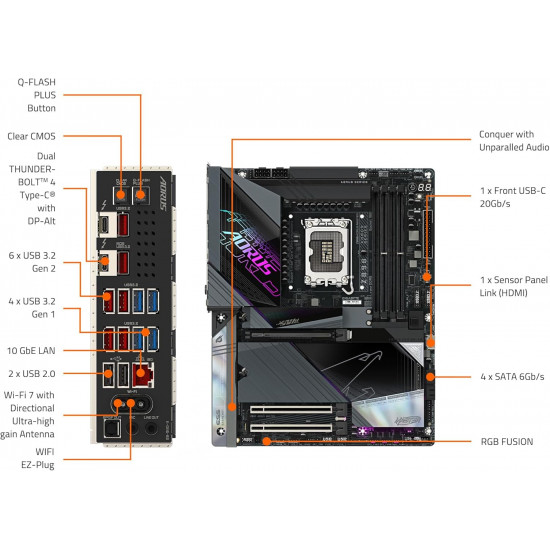 Gigabyte Z890 Aorus Master Motherboard Gigabyte Z890 Aorus Master Motherboard