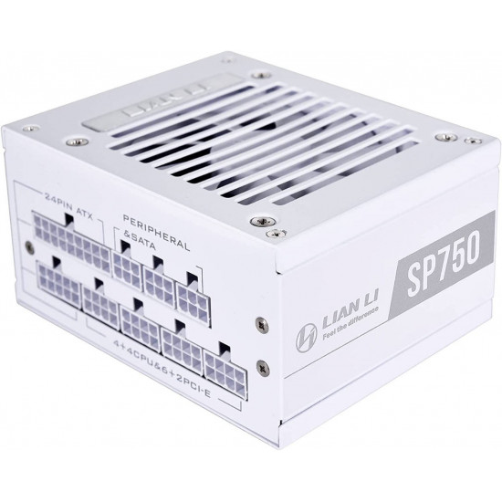 LIAN LI SP750 - 750w - 80 Plus Gold - Fully Modular - SFX PSU - White LIAN LI SP750 - 750w - 80 Plus Gold - Fully Modular - SFX PSU - White