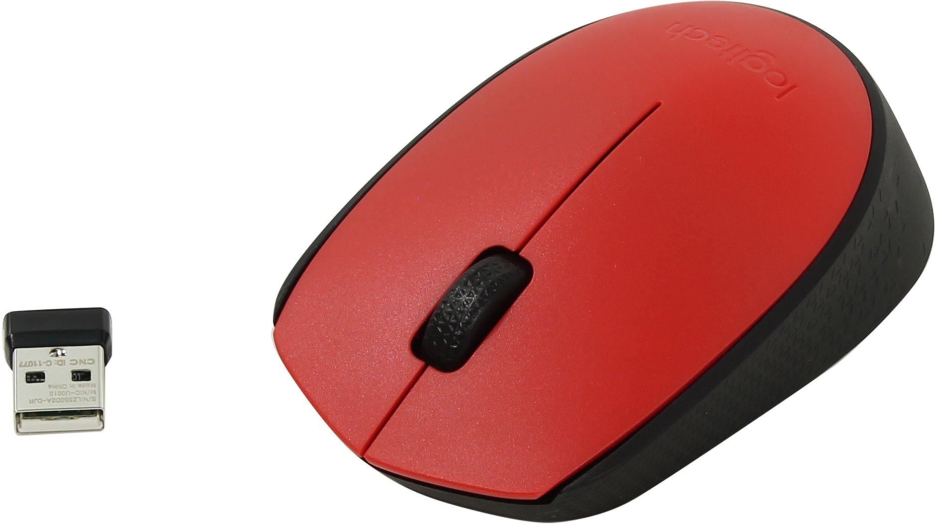 logitech wireless mouse m171 red