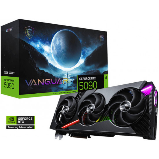 MSI GeForce RTX 5090 32 GB Vanguard SOC GPU MSI GeForce RTX 5090 32 GB Vanguard SOC GPU
