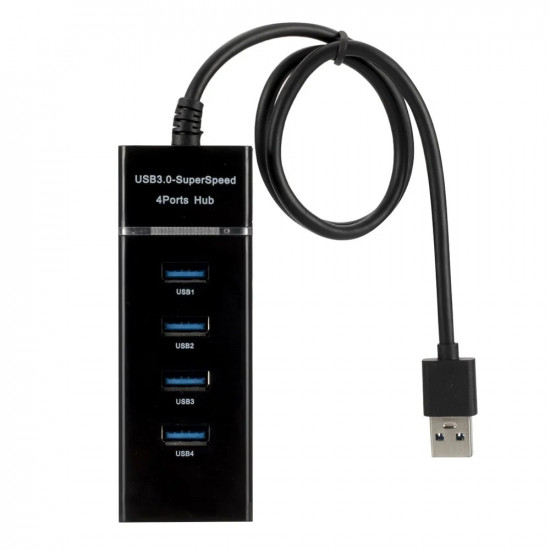 USB 3.0 Hub – 4-Port - Black