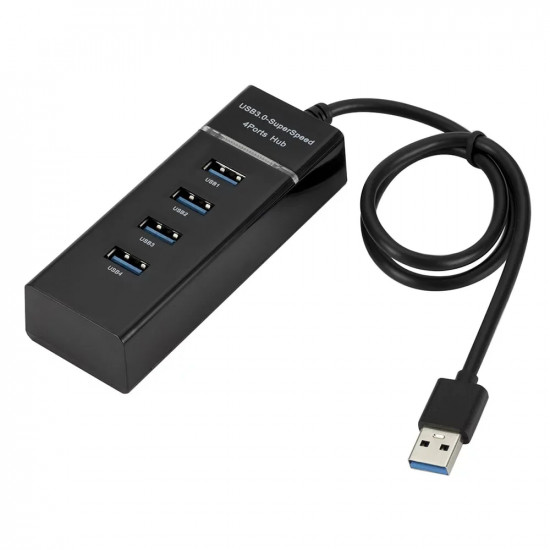 USB 3.0 Hub – 4-Port - Black