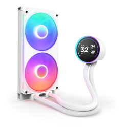 NZXT Kraken Elite 280mm RGB Cooler with Controller - White NZXT Kraken Elite 280mm RGB Cooler with Controller - White