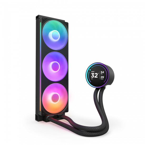 NZXT Kraken Plus 360 RGB AIO Cooler - Black NZXT Kraken Plus 360 RGB AIO Cooler - Black