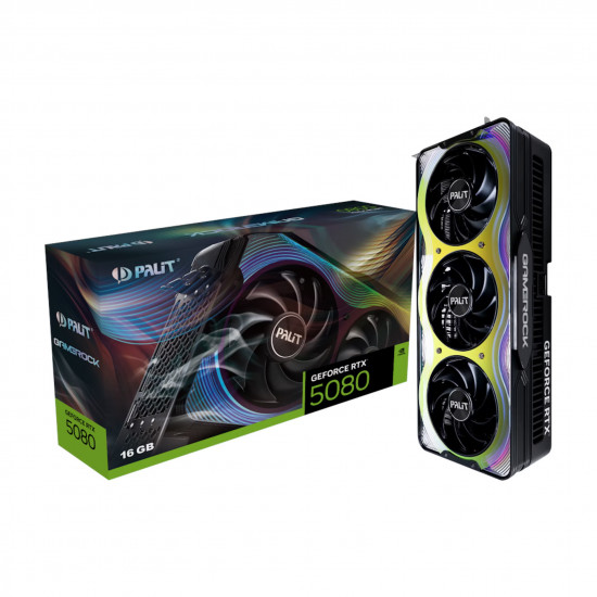 Palit GeForce RTX 5080 Gamerock OC 16GB GDDR7 GPU Palit GeForce RTX 5080 Gamerock OC 16GB GDDR7 GPU