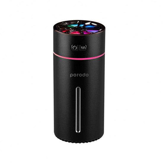 Porodo Lifestyle Scented Car Cool Mini Humidifier - Black Porodo Lifestyle Scented Car Cool Mini Humidifier - Black