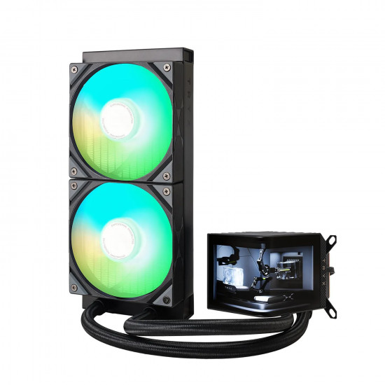 TRYX PANORAMA 240mm AIO Liquid Cooler ARGB - Black TRYX PANORAMA 240mm AIO Liquid Cooler ARGB - Black
