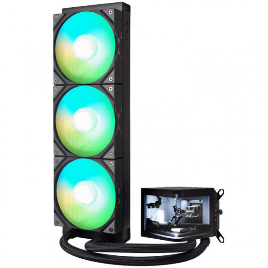 TRYX PANORAMA 360mm AIO Liquid Cooler ARGB - Black TRYX PANORAMA 360mm AIO Liquid Cooler ARGB - Black