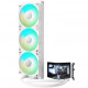 TRYX PANORAMA 360mm AIO Liquid Cooler ARGB - White TRYX PANORAMA 360mm AIO Liquid Cooler ARGB - White