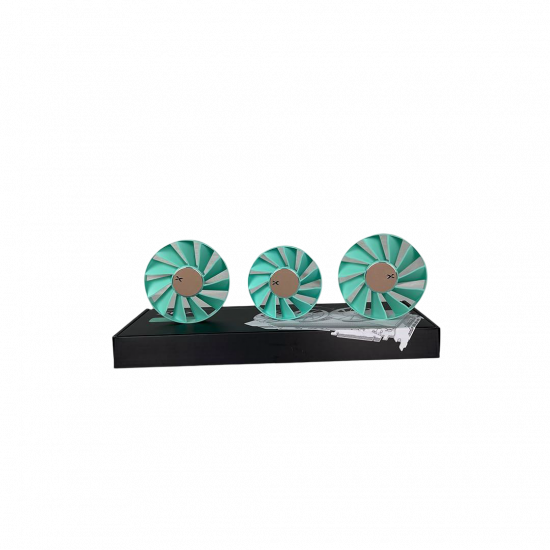 XFX Magnetic fans - Tiffany Blue XFX Magnetic fans - Tiffany Blue