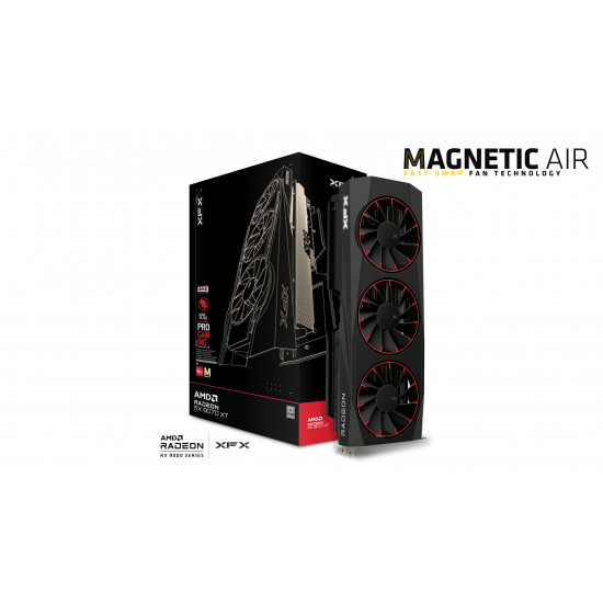 XFX Quicksilver RX 9070 XT MAG AIR 16GB GPU XFX Quicksilver RX 9070 XT MAG AIR 16GB GPU
