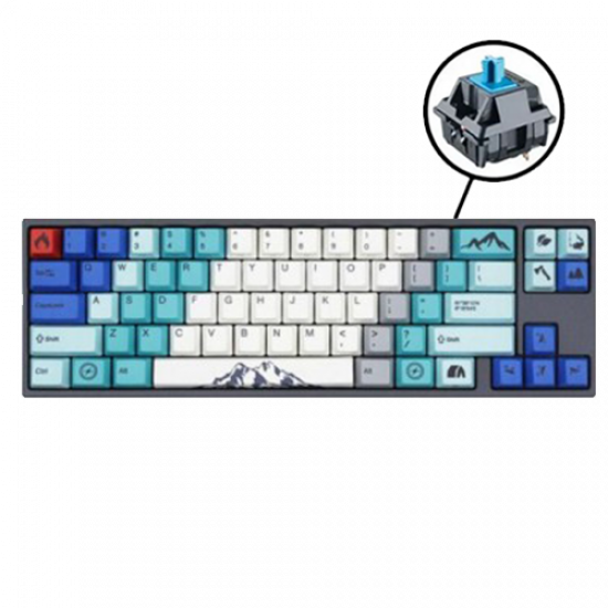 Ducky Miya Mac Summit - Blue switches - White LED Ducky Miya Mac Summit - Blue switches - White LED