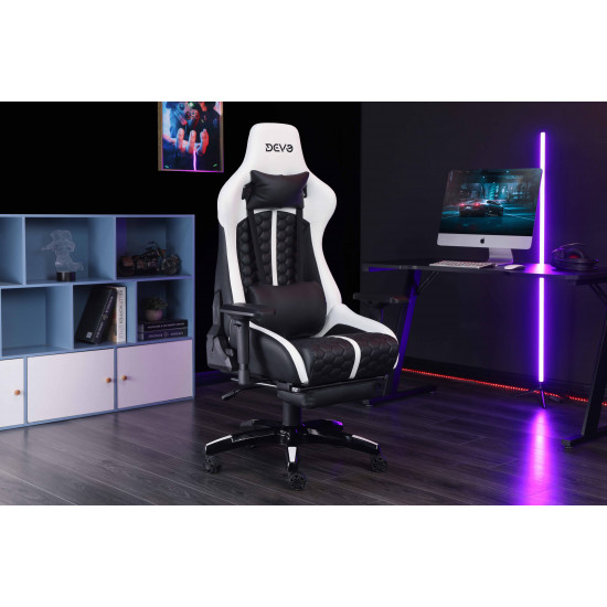 Devo Gaming Chair - Cloud v3 White