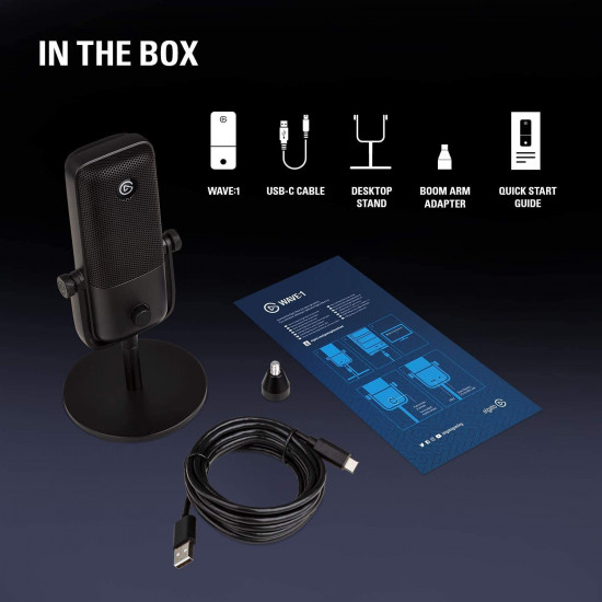 Elgato Wave:1 Premium USB Microphone Elgato Wave:1 Premium USB Microphone
