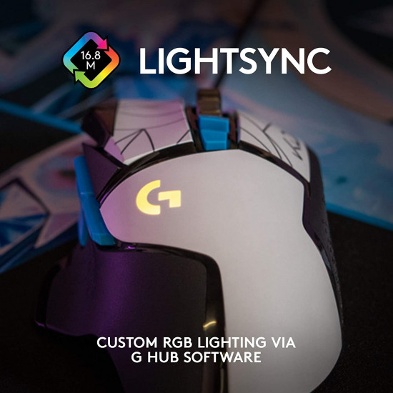 Logitech G502 Hero League of Legends K/DA Gaming Mouse Logitech G502 Hero League of Legends K/DA Gaming Mouse