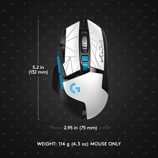 Logitech G502 Hero League of Legends K/DA Gaming Mouse Logitech G502 Hero League of Legends K/DA Gaming Mouse