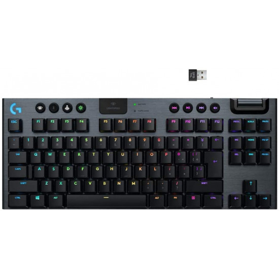 Logitech G915 TKL Lightspeed Wireless RGB Mechanical Gaming Keyboard - GL Clicky Logitech G915 TKL Lightspeed Wireless RGB Mechanical Gaming Keyboard - GL Clicky