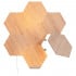 Nanoleaf - Elements - Hexagons Starter kit Birchwood 7 pack
